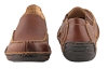 Buy Brown Leather Slip on Shoes